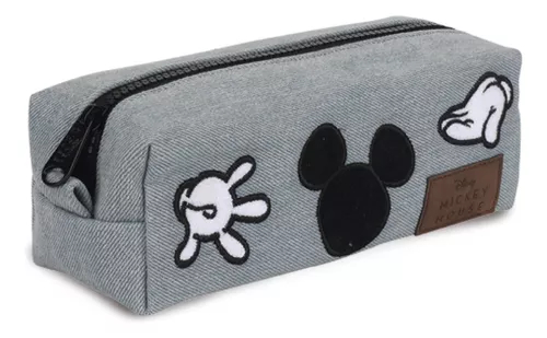 MOOVING Cartuchera Rectangular Mickey Mouse Jean Cartucheras