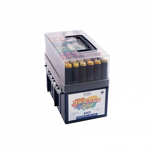 MOOVING Marcador Sketch x 60 Permanente Doble punta