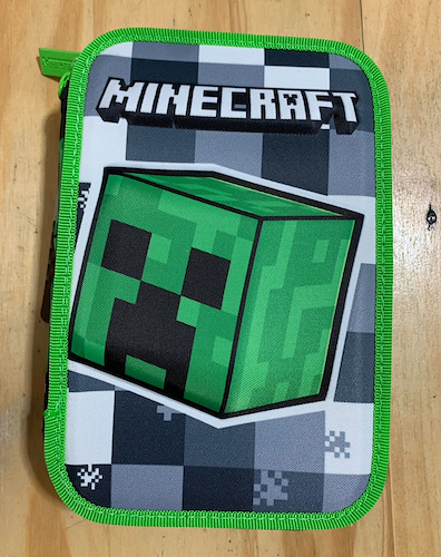 MOOVING Cartuchera 2 pisos minecraft Cartucheras