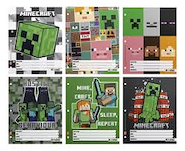 MOOVING Separadores Escolares MineCraft Separadores Escolares