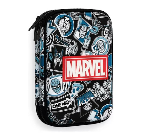 MOOVING Cartuchera Estuche Doble Eva Marvel Cartucheras