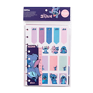 MOOVING Repuesto Cuaderno a Discos Stitch A5 20hsj. Rayadas+ 3 Caratulas+Señalador+ 6 Planers+ Stickers