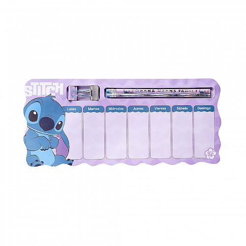 MOOVING Planner Semanal Stitch Planner semanal + 2 Binder + 2 lapiz