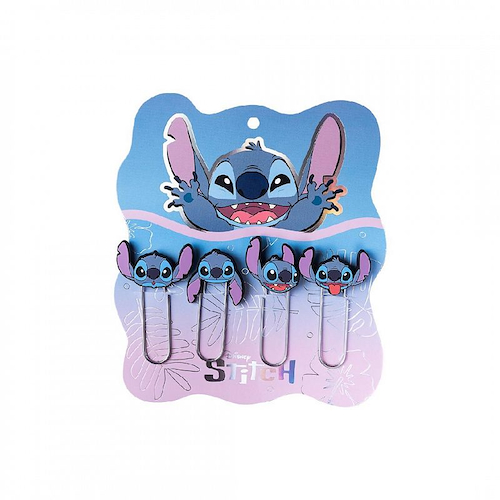 MOOVING Clip Forrado Fun Stitch x 4 Unidades
