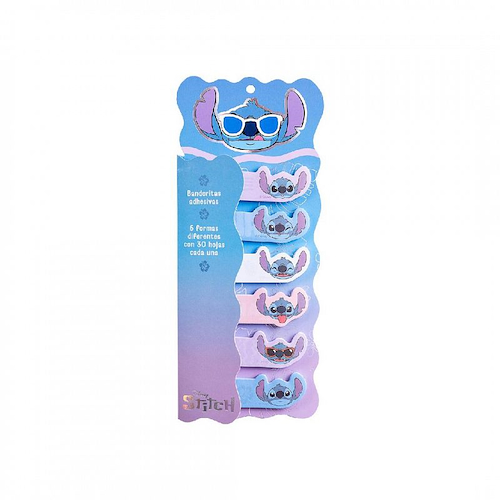 MOOVING Notas Banderitas Stitch