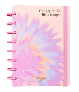 MOOVING Cuaderno Loop a Discos Retro 3 Caratulas+ Stickers+80 hjs. Rayadas+Stencil+Sobre Plastico