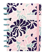 MOOVING Cuaderno Loop a Discos Garden 3 Caratulas+ Stickers+80 hjs. Rayadas+Stencil+Sobre Plastico