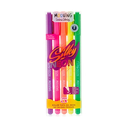 MOOVING Roller Ball Mooving Gel Neon Blister x5 Escritura Artistica