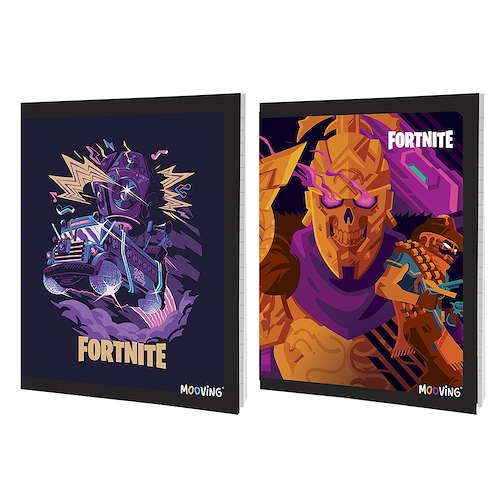 MOOVING Cuaderno Tapa Flex Fortnite Cuaderno   16 x 21