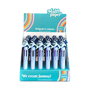 MULTIPAPERS Boligrafo Shark 6 En 1 Escritura X6 Colores