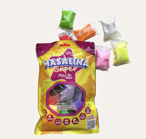 MURESCO Masa Super saltarina MASALINA 15 colores surtidos