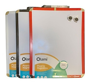 OLAMI Kit Pizarra Blanca Con Marcador e Imanes (grande) Pizarras 28 x 35 cm