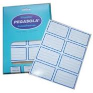 PEGASOLA Etiqueta Escolar Carpeta