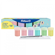 PELIKAN TEMPERA PELIKAN POTE X 20 ML X 6 U. + PINCE