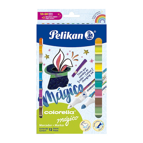 PELIKAN Marcadores Magicos x 12 Escritura Artistica