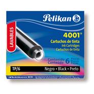 PELIKAN Cartucho X 6 Unidades Negro Escritura Escolar