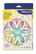 PELIKAN Resaltador Flash x 10 Pastel Escritura