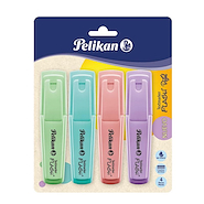 PELIKAN Resaltador Flash x 4 Pastel Escritura