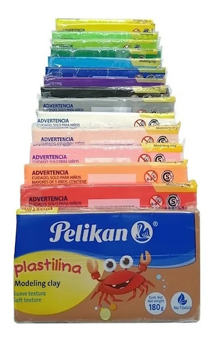 PELIKAN Plastilina 180 grs Arte Escolar