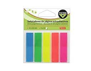 PIZZINI Nota Adhesiva BANDERITA NEON 5 X 25 U.