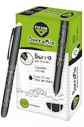 PIZZINI Roller Borramio Tinta Negra Escritura Escolar