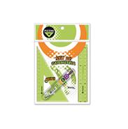 PIZZINI Set Geometrico Con Compas Reglas/Gomas/Sacapuntas