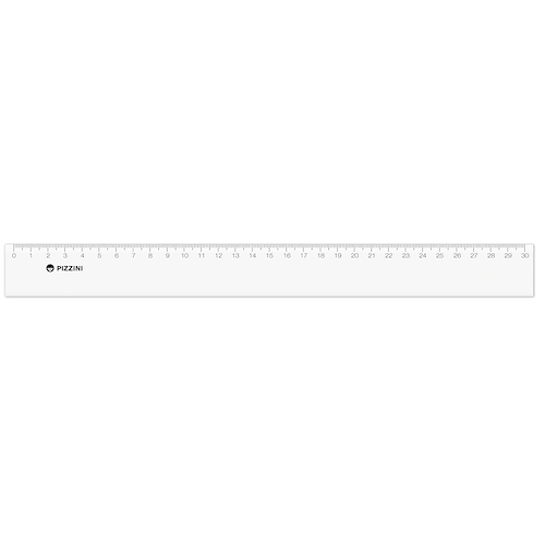 PIZZINI Regla Escolar 30 cm Reglas/Gomas/Sacapuntas
