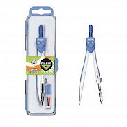 PIZZINI Compas Pk 122 Reglas/Gomas/Sacapuntas
