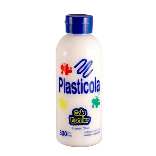 PLASTICOLA Adhesivo 500 Grs. cola escolar Adhesivo