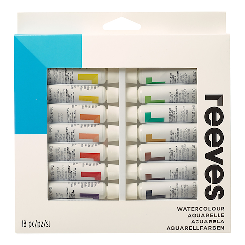 REEVES Acuarelas X 18 Pomo Pinturas Profesionales