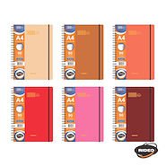 RIDEO Cuaderno A4 Summer Con elastico 90hj Cuaderno 90 grs