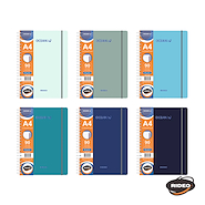 RIDEO Cuaderno A4 Ocean Con elastico 90hjs Cuaderno 90 grs