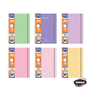 RIDEO Cuaderno A4 Soft Con elastico 90hjs Cuaderno 90 grs