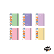 RIDEO Cuaderno A5 Soft Con elastico 90hjs Cuaderno 90 grs