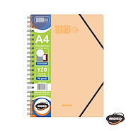 RIDEO Cuaderno + carpeta 3 Solapas Cuaderno 70 grs A4 Summer 120hjs