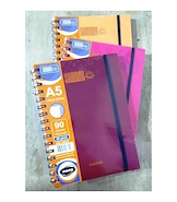 RIDEO Cuaderno + carpeta 3 Solapas Cuaderno 70 grs A5 Summer 120hjs Rayado