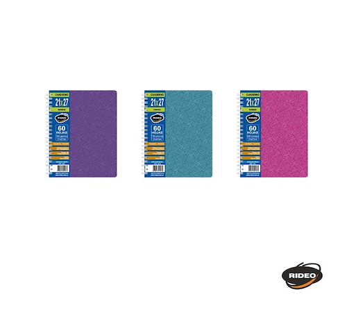 RIDEO Cuaderno 21 x 27  Pastel Cuaderno 106 grs