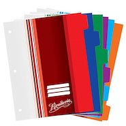 RIVADAVIA Separadores Escolares Pvc C/lengueta Carpeta