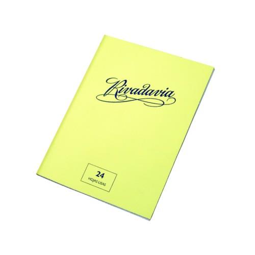 RIVADAVIA Cuaderno Tapa Flex 24 H. Liso Cuadernos Escolares