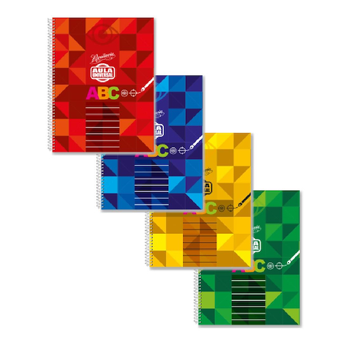 RIVADAVIA Cuaderno Abc Espiral Aula Universal Cuaderno Escolar Rayado