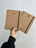 ROME Cuaderno A5 Rayado Kraft 120 hojas 70gr