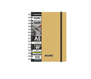 ROME Cuaderno A5 Sketch Eco White 90g Técnicas Secas / 96 hojas