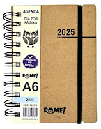 ROME Agenda A6 Kraft Diaria