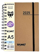 ROME Agenda A5 Kraft Diaria