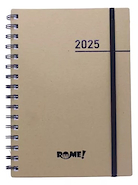 ROME Agenda A5 Kraft Semana a la vista