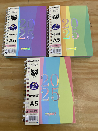 ROME Agenda A5 Colors Diaria