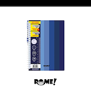 ROME Cuaderno A4 Cuadriculado + Lapicera gratis Tapa flex 120 hojas 70gr
