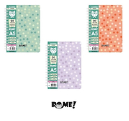 ROME Cuaderno A5 Point Rayado Cuaderno 90 hojas 90 grs Point