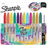 SHARPIE Marcadores Tye Dye x 12 12 Punta Fina
