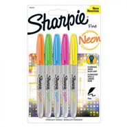 SHARPIE Blister X 5 Neon Blister X 5 Neon
